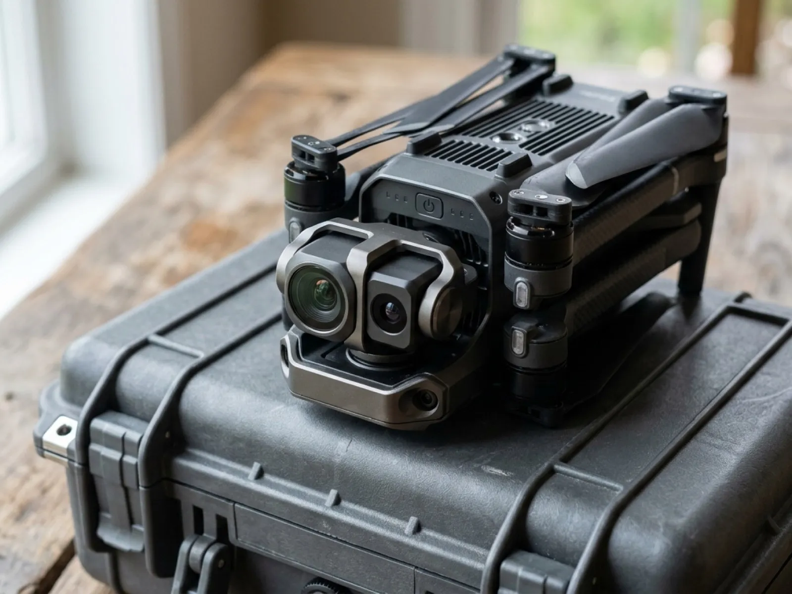 The DJI Mavic 2 Enterprise Advanced thermal aircraft